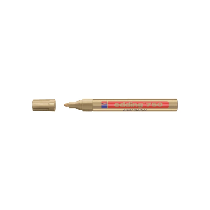 Paintmarker edding 750 op oliebasis 2-4mm goud