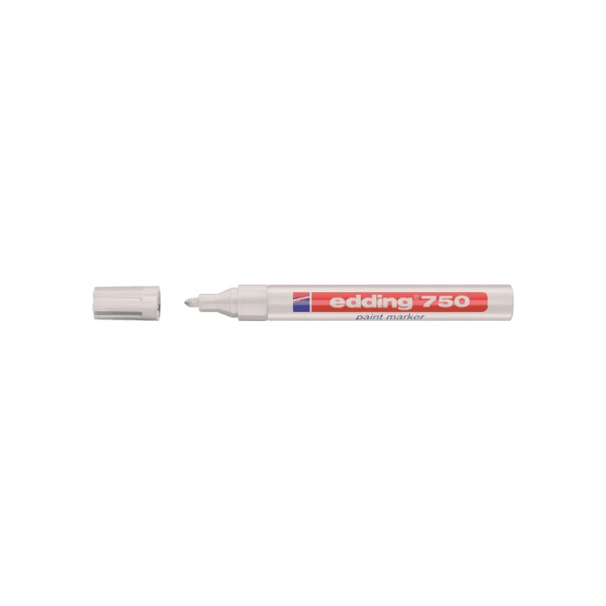 Paintmarker edding 750 op oliebasis 2-4mm wit