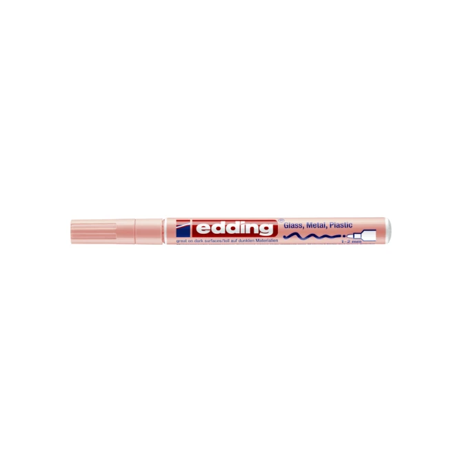 Paintmarker edding 751 op oliebasis 1-2mm pastel roze