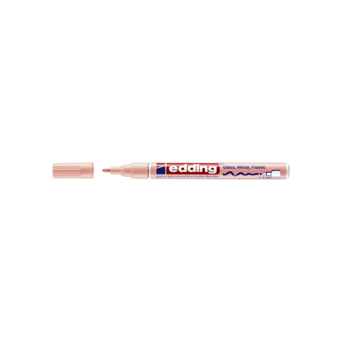 Paintmarker edding 751 op oliebasis 1-2mm pastel roze