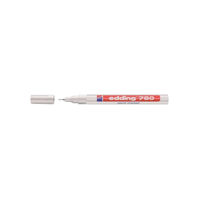 Paintmarker edding 780 op oliebasis 0.8mm wit