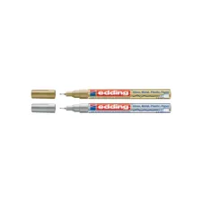 Paintmarker edding 780 op oliebasis 0.8mm zilver Paintmarker edding 780 op oliebasis 0.8mm zilver