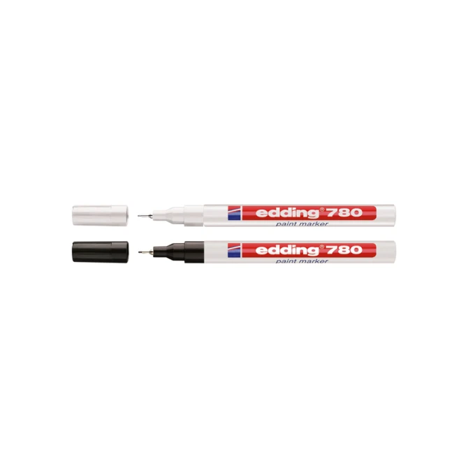 Paintmarker edding 780 op oliebasis 0.8mm zwart