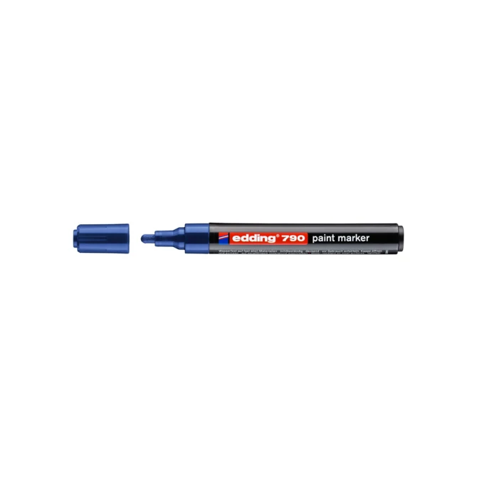 Paintmarker edding 790 op alcoholbasis 2-3mm blauw