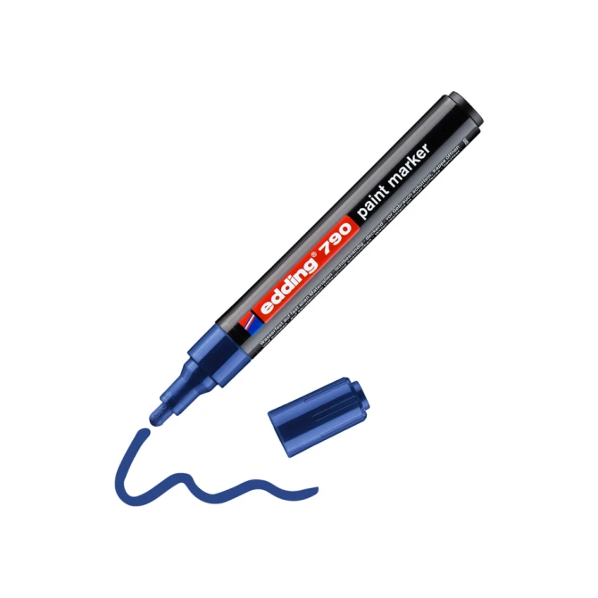 Paintmarker edding 790 op alcoholbasis 2-3mm blauw