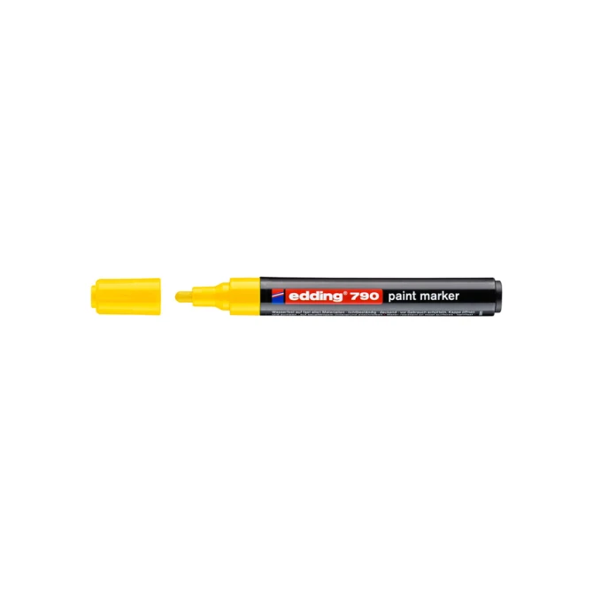 Paintmarker edding 790 op alcoholbasis 2-3mm geel
