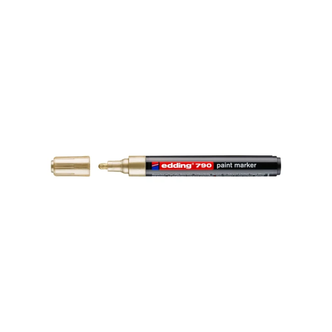 Paintmarker edding 790 op alcoholbasis 2-3mm goud
