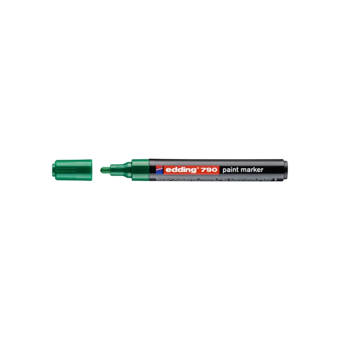 Paintmarker edding 790 op alcoholbasis 2-3mm groen