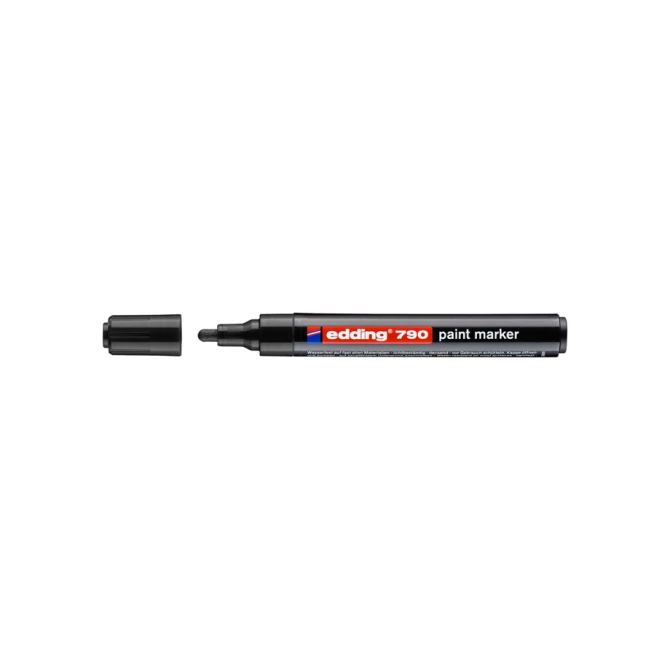 Paintmarker edding 790 op alcoholbasis 2-3mm zwart