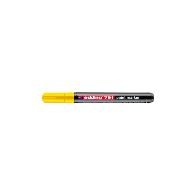 Paintmarker edding 791 op alcoholbasis 1-2mm geel
