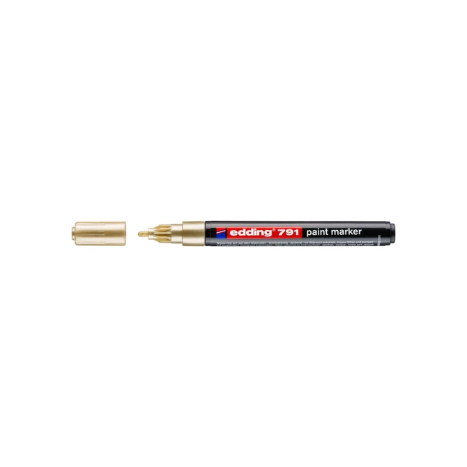 Paintmarker edding 791 op alcoholbasis 1-2mm goud