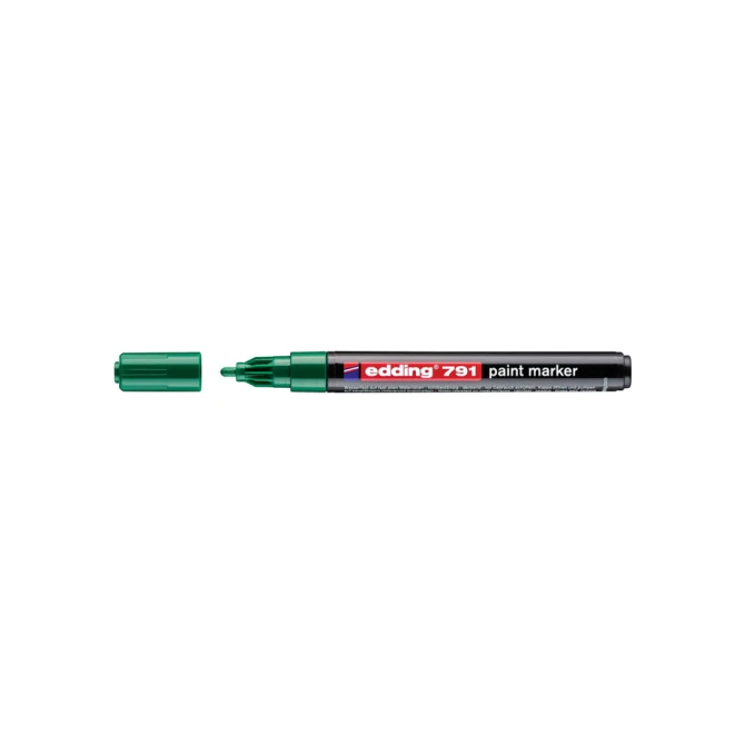 Paintmarker edding 791 op alcoholbasis 1-2mm groen