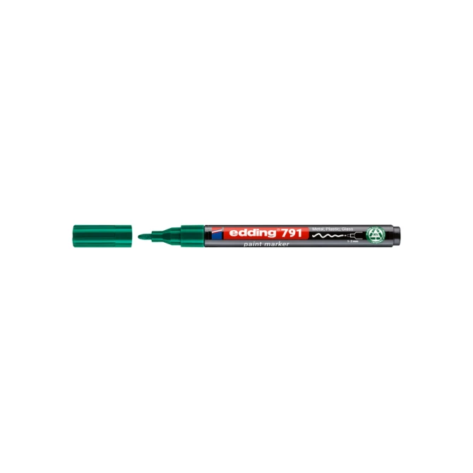 Paintmarker edding 791 PCR op alcoholbasis 1-2mm groen