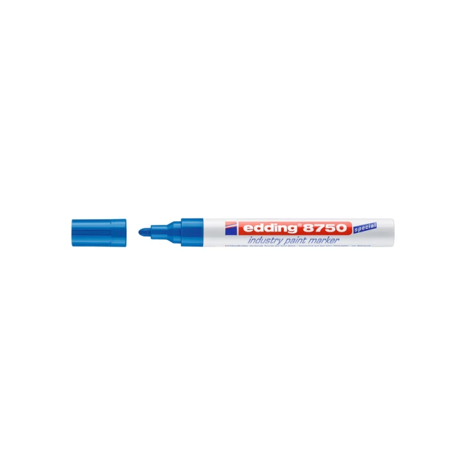 Paintmarker edding 8750 industrie 2-4mm blauw