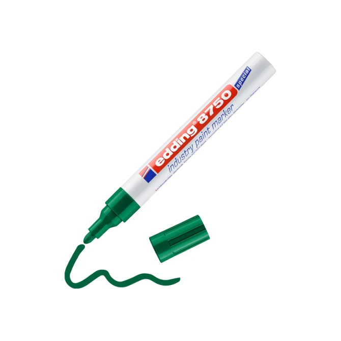 Paintmarker edding 8750 industrie  2-4mm groen