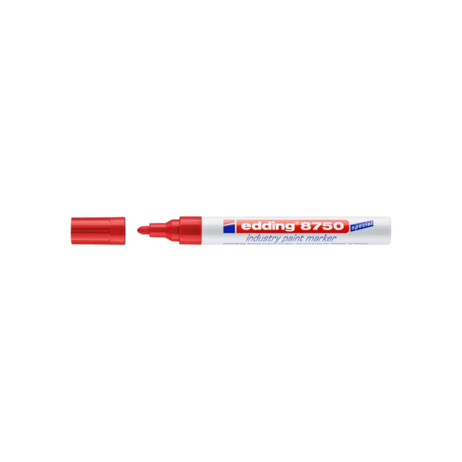 Paintmarker edding 8750 industrie 2-4mm rood