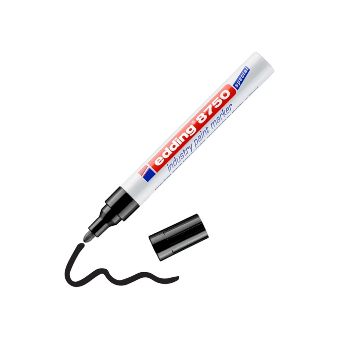 Paintmarker edding 8750 industrie 2-4mm zwart