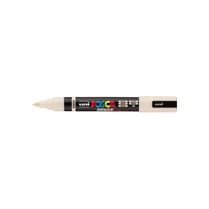 Paintmarker Uni POSCA PC-5BR brushpunt medium beige