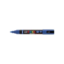 Paintmarker Uni POSCA PC-5BR brushpunt medium donkerblauw