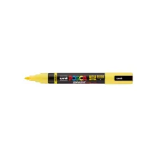 Paintmarker Uni POSCA PC-5BR brushpunt medium geel