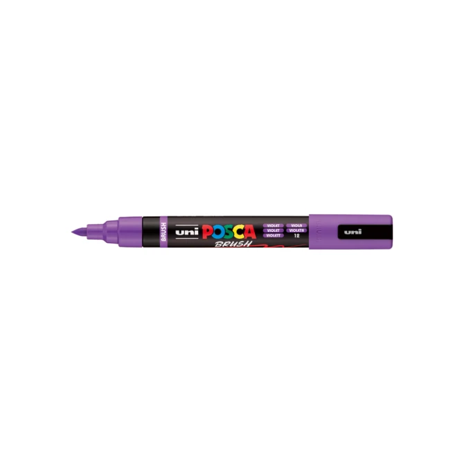 Paintmarker Uni POSCA PC-5BR brushpunt medium violet