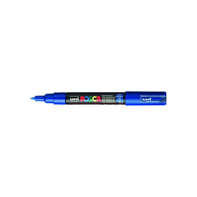 Paintmarker Uni POSCA PC1MC extra fijn donkerblauw