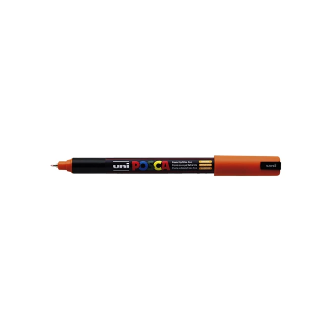 Paintmarker Uni POSCA PC1MR extra fijn donkeroranje
