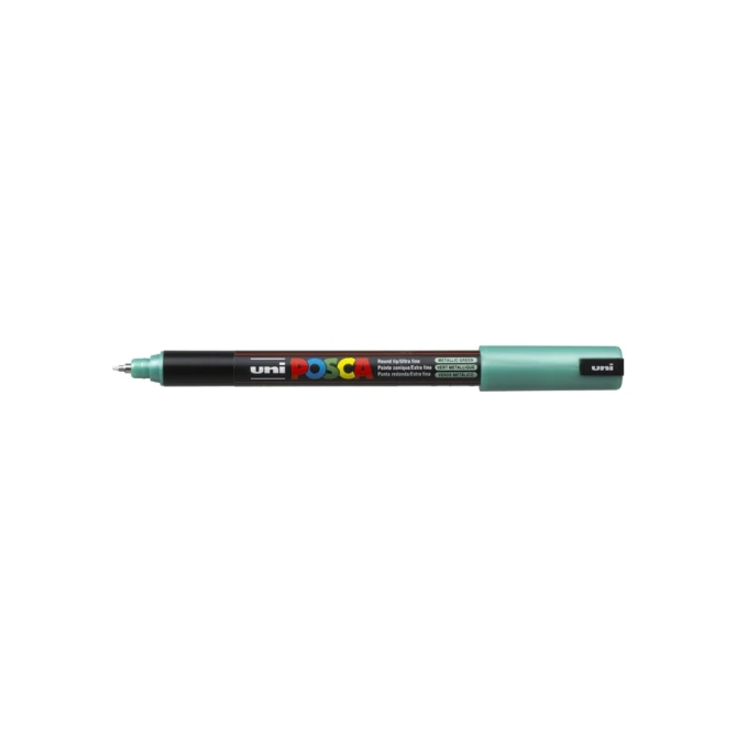Paintmarker Uni POSCA PC1MR extra fijn metallic groen