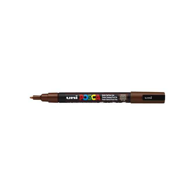 Paintmarker Uni POSCA PC3M fijn bruin