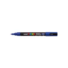 Paintmarker Uni POSCA PC3M fijn donkerblauw