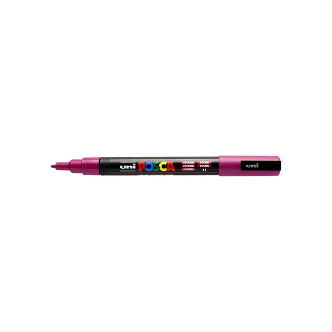 Paintmarker Uni POSCA PC3M fijn fuchsia