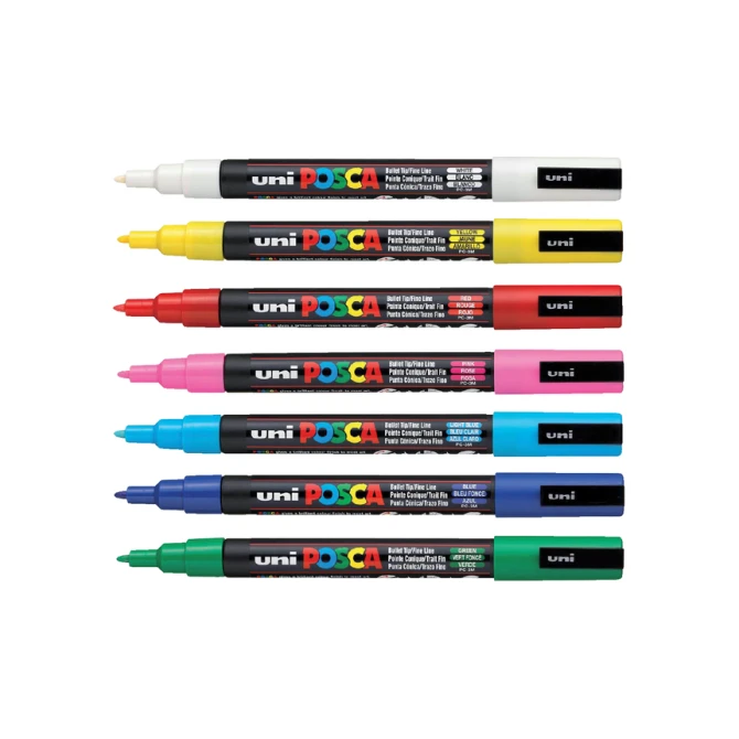 Paintmarker Uni POSCA PC3M fijn gl