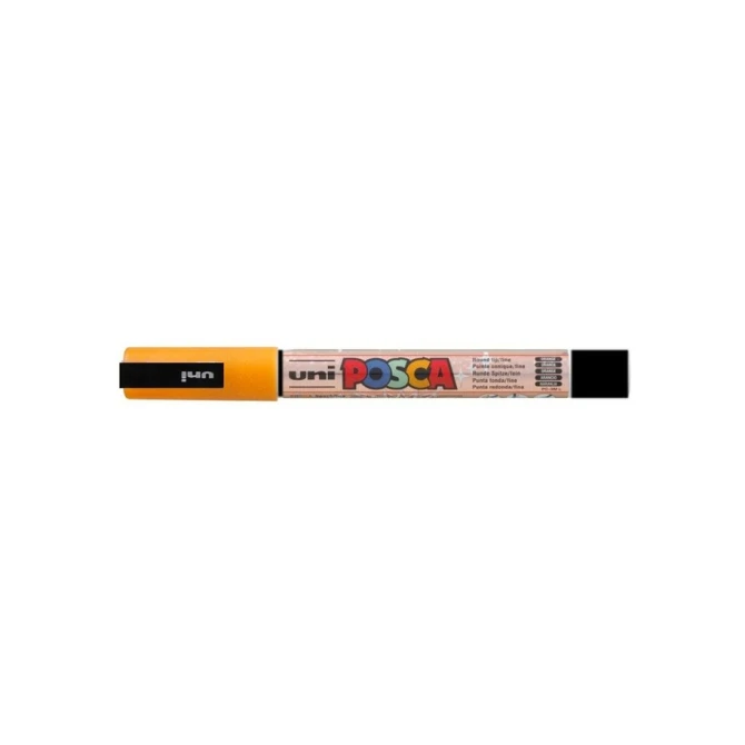 Paintmarker Uni POSCA PC3M fijn glitter oranje
