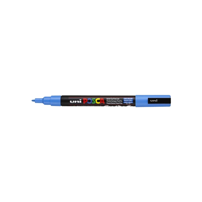Paintmarker Uni POSCA PC3M fijn hemelsblauw