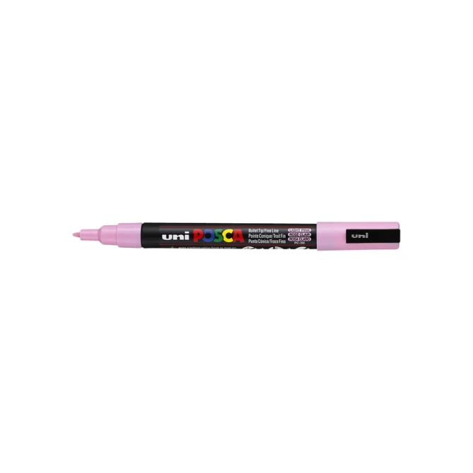 Paintmarker Uni POSCA PC3M fijn lichtroze