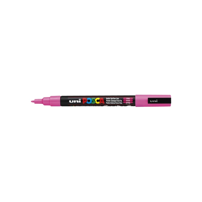 Paintmarker Uni POSCA PC3M fijn roze