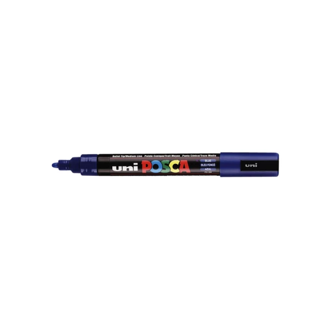 Paintmarker Uni POSCA PC5M medium donkerblauw