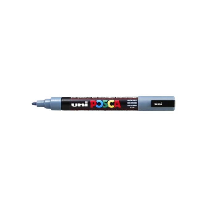 Paintmarker Uni POSCA PC5M medium leisteengrijs