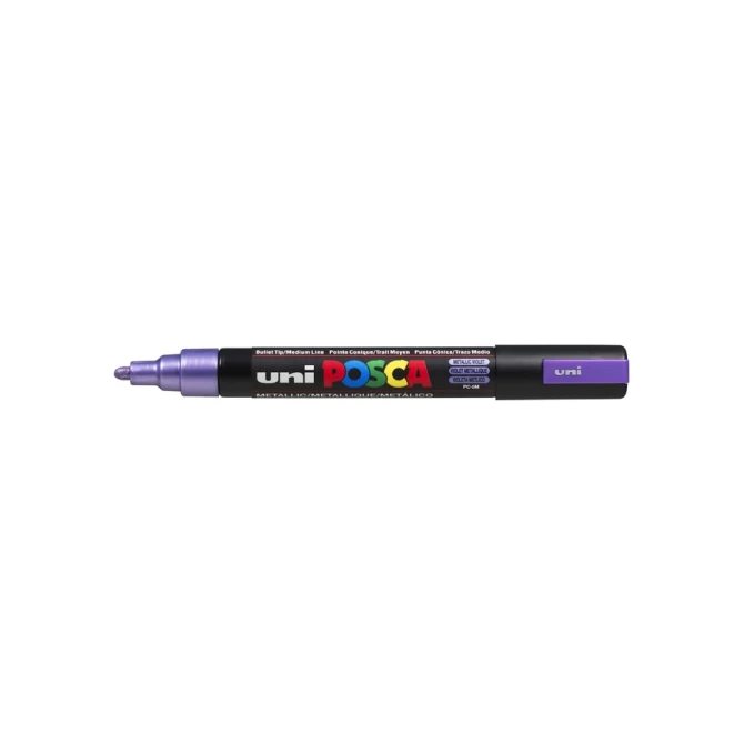 Paintmarker Uni POSCA PC5M medium metallic paars