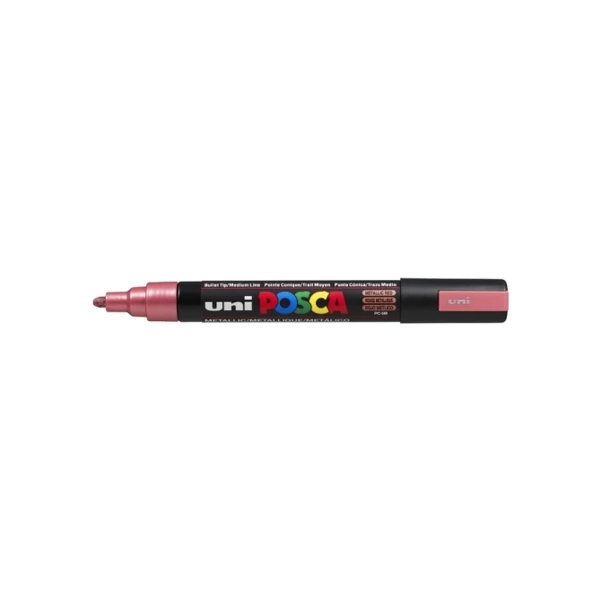 Paintmarker Uni POSCA PC5M medium metallic rood