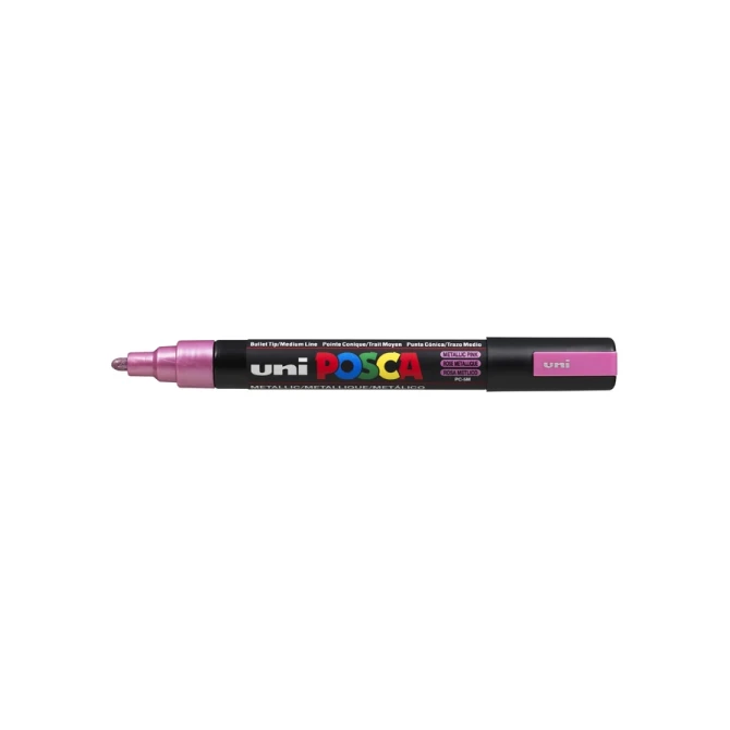 Paintmarker Uni POSCA PC5M medium metallic roze