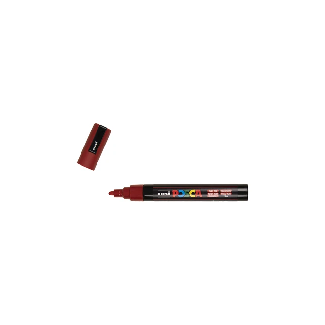 Paintmarker Uni POSCA PC5M medium robijnrood