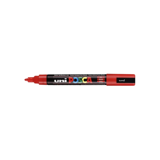 Paintmarker Uni POSCA PC5M medium rood