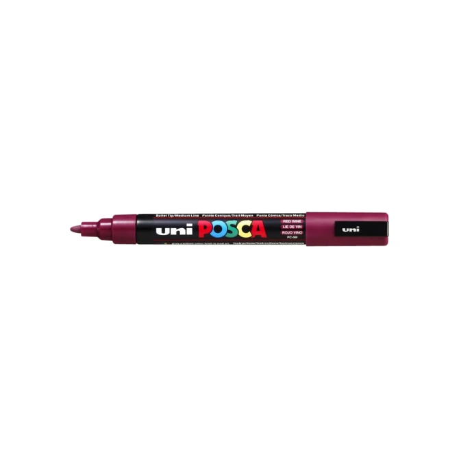 Paintmarker Uni POSCA PC5M medium wijnrood
