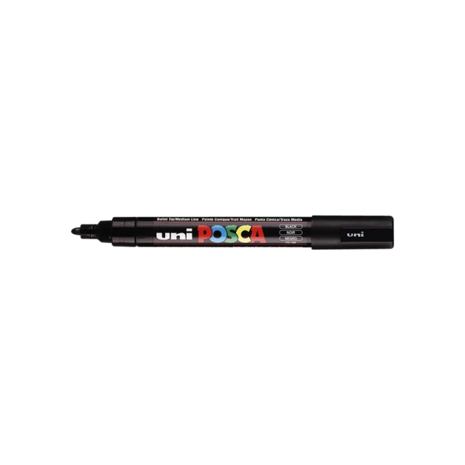 Paintmarker Uni POSCA PC5M medium zwart