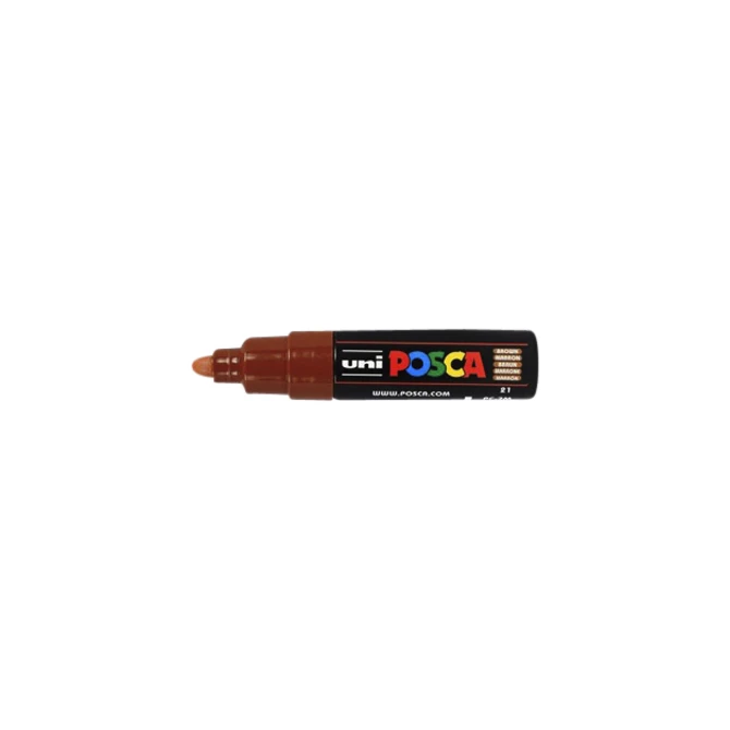Paintmarker Uni POSCA PC7M breed bruin