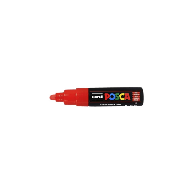 Paintmarker Uni POSCA PC7M breed rood
