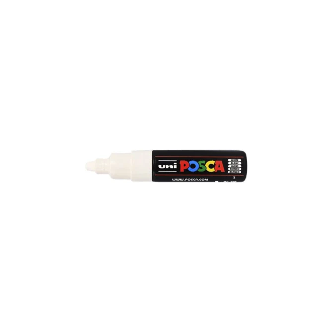 Paintmarker  Uni POSCA PC7M breed wit