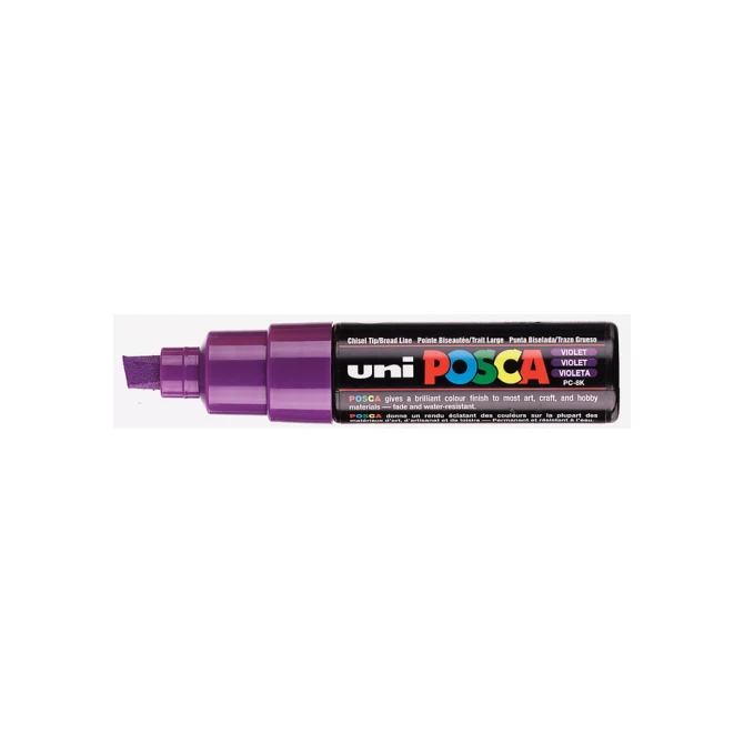 Paintmarker Uni POSCA PC8K breed schuin paars