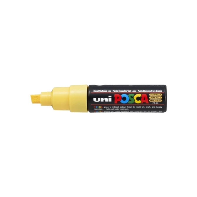 Paintmarker Uni POSCA PC8K breed schuin strogl